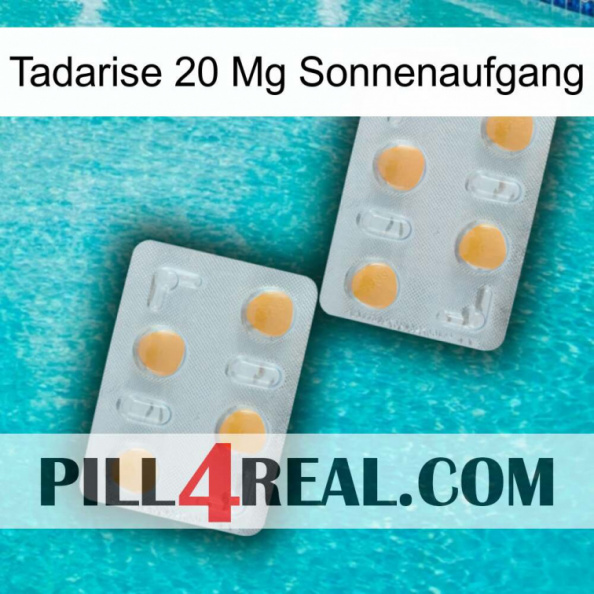 Tadarise 20 Mg Sunrise 25